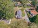 Aerial view showing house and neighboring properties at 713 Perkins St, Lowell, NC 28098