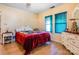 Spacious bedroom with double bed and hardwood floors at 713 Perkins St, Lowell, NC 28098