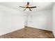 Bright bedroom with a ceiling fan and neutral walls, offering a calm atmosphere at 2025 Parks Rd, Salisbury, NC 28147