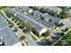 Aerial view of the townhome community at 11712 Blessington Rd, Huntersville, NC 28078