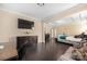 A spacious main bedroom boasts hardwood floors, TV, and sitting area at 16827 Monocacy Blvd, Huntersville, NC 28078