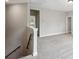 Upstairs hallway featuring neutral walls and neutral carpeting at 552 Fern Hill Rd # 21, Mooresville, NC 28117