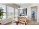 Charming breakfast nook with wood table and window seating at 2402 Paddlers Cove Dr, Clover, SC 29710