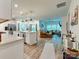 Spacious open kitchen flowing into the living room, perfect for entertaining at 2413 Riparian Way, Denver, NC 28037