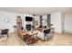 Bright living room showcasing a fireplace and stylish furnishings at 4114 Rutgers Ave, Charlotte, NC 28206