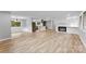 Spacious living area with hardwood floors and fireplace at 3327 Deerwood Dr, Gastonia, NC 28054