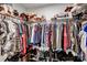 Walk-in closet with ample hanging space and shelving at 1197 Tangle Ridge Se Dr, Concord, NC 28025