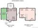 Home layout displaying approximate room sizes and locations for the first and second floors at 1197 Tangle Ridge Se Dr, Concord, NC 28025