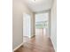 Bright entryway with hardwood floors and view to living area at 166 Wylie Trl # 25, Statesville, NC 28677