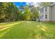 Expansive backyard with lush green lawn at 141 Red Brook Ln, Mooresville, NC 28117