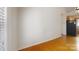 Simple dining room with hardwood floors and a window with blinds at 1499 Angela Ct, Lincolnton, NC 28092