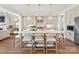 Modern kitchen featuring a large center island, pendant lighting, and open layout at 8111 Farm Crossing Ln # 2, Huntersville, NC 28078