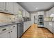 Kitchen with stainless steel appliances and granite countertops at 17929 Pages Pond Ct, Davidson, NC 28036