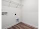 Laundry room with wire shelving and vinyl flooring at 311 Bezelle Ave, York, SC 29745