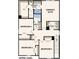 Upper level floor plan featuring owner's suite, 3 additional bedrooms, and laundry at 311 Bezelle Ave, York, SC 29745