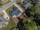 Aerial view of house and surrounding area at 329 Wintergreen Ct, Kings Mountain, NC 28086