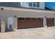 Exterior view of a two-car garage at 329 Wintergreen Ct, Kings Mountain, NC 28086