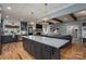 Spacious kitchen with an island and modern appliances at 329 Wintergreen Ct, Kings Mountain, NC 28086