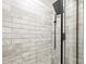 Clean subway tile shower with black fixtures at 6920 Wyndbend Ln, Mint Hill, NC 28227