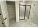 Bathroom with walk-in shower and linen closet at 3018 Cunningham Farm Dr, Indian Trail, NC 28079