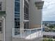 Spacious balcony offering stunning city skyline views at 520 E Martin Luther King Blvd # 1204, Charlotte, NC 28202