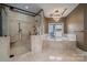 Bathroom with soaking tub and walk-in shower at 520 E Martin Luther King Blvd # 1204, Charlotte, NC 28202