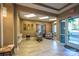 Lobby with seating area and modern decor at 520 E Martin Luther King Blvd # 1204, Charlotte, NC 28202