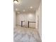 Hallway with grey carpet, a railing overlooking downstairs, and recessed lighting at 10132 Whitaker Pointe Dr, Huntersville, NC 28078