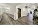 Building hallway with elevator access and modern flooring at 14307 San Paolo Ln # 5102, Charlotte, NC 28277