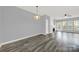 Living room with fireplace and hardwood floors at 14307 San Paolo Ln # 5102, Charlotte, NC 28277