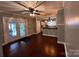 Open floor plan offers great room, dining area, and eat-in kitchen with granite counters at 131 Glendale Se Ave, Concord, NC 28025