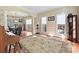 Bright dining room with hardwood floors and large windows at 3481 Fieldstone Dr, Gastonia, NC 28056