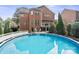 Inviting above ground pool with surrounding fence at 3481 Fieldstone Dr, Gastonia, NC 28056