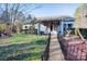 House exterior with walkway and covered porch at 7324 Friar Tuck Ln, Mint Hill, NC 28227