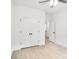 Bedroom with double door closet, wood-look floors, and white walls at 337 Autumn Dr, Harrisburg, NC 28075