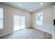 Dining area with sliding glass door leading to backyard patio at 34 Porter Nw St # Sw34, Concord, NC 28027