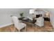 Stylish office space featuring hardwood floors, a modern desk, and plenty of light at 1025 Readsboro Dr # 11, Mt Ulla, NC 28125