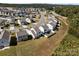 Aerial view of a residential neighborhood with modern homes and landscaped yards at 1109 Freeman View Dr, Albemarle, NC 28001