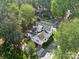 Aerial view of house, backyard, and driveway at 301 S Washington St, Monroe, NC 28112