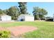 View of detached garages and a large yard at 1350 8Th Nw St, Hickory, NC 28601