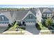 House in a neighborhood setting, shown from an aerial view at 50143 Robins Nest Ln, Lancaster, SC 29720