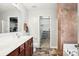 Double vanity bathroom with large closet and garden tub at 7206 Sandown Ct, Harrisburg, NC 28075