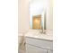 Bathroom boasts a vanity with a quartz countertop at 10105 Mamillion Dr, Huntersville, NC 28078