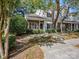 Townhouse with walkway and landscaping at 10105 Reindeer Way Ln, Charlotte, NC 28216