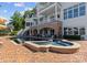 Stunning backyard with a sparkling pool and spa, complemented by a spacious patio for lounging and entertaining at 16921 Jetton Rd, Cornelius, NC 28031
