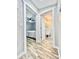 View of hallway leading to the bedroom and bathroom at 287 Ben Eller Ln, Taylorsville, NC 28681