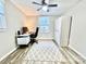 Clean and functional office space featuring modern desk, ample storage, and a neutral color palette for focus at 287 Ben Eller Ln, Taylorsville, NC 28681