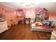 Spacious bedroom with hardwood floors and plenty of room for furniture at 628 Barcroft Ln, Fort Mill, SC 29715