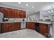 Spacious kitchen featuring wood cabinetry, stainless steel appliances, and ample counter space at 1567 Fayrene Rd, Rock Hill, SC 29732