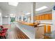 Kitchen featuring stainless steel appliances, light countertops and wood cabinets at 1567 Fayrene Rd, Rock Hill, SC 29732